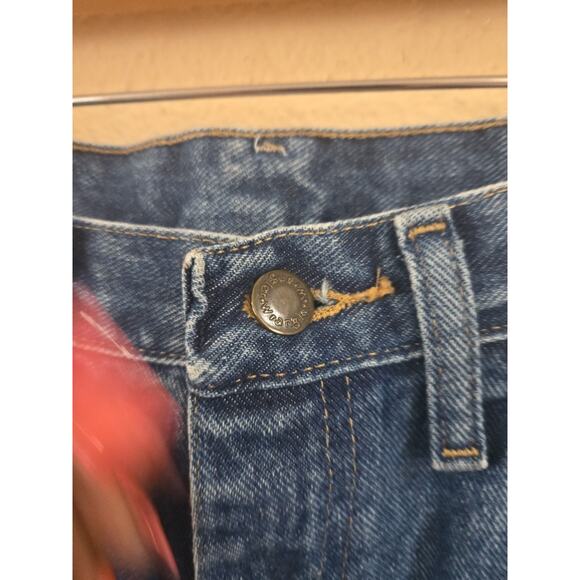 Vintage Wrangler Jean Denim Cutoff Shorts Size 32 - 100% Cotton - Picture 4 of 8